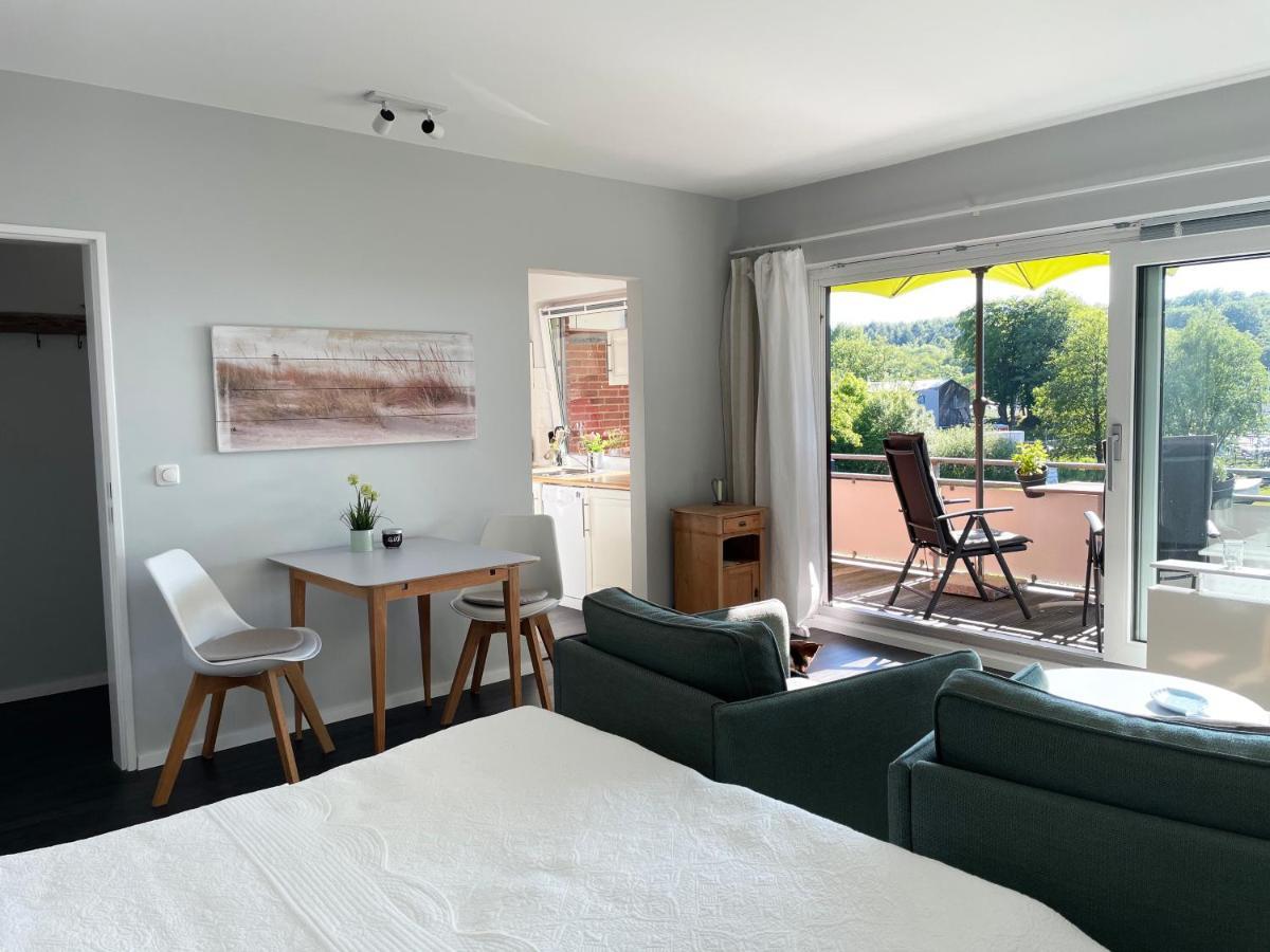Ferienwohnung Yachthafen-Foerdeblick Glücksburg المظهر الخارجي الصورة